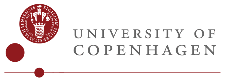 University of Copenhagen logo with red seal and horizontal wordmark.